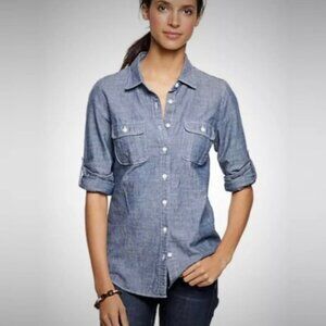 J. Crew Petite Perfect Shirt Button Down
